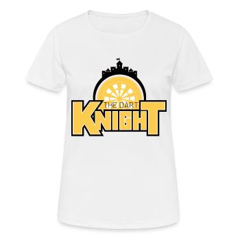 Château de Dart Knight - T-shirt respirant Femme - blanc - Devant - AI Model Female 172 dark (172cm)