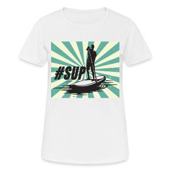 SOUPER - T-shirt respirant Femme - blanc - Devant - AI Model Female 172 dark (172cm)