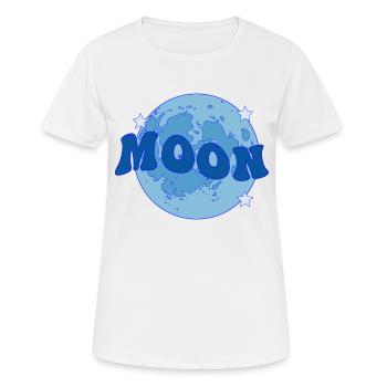 MOND - Frauen T-Shirt atmungsaktiv - Weiß - Vorne - AI Model Female 172 dark (172cm)
