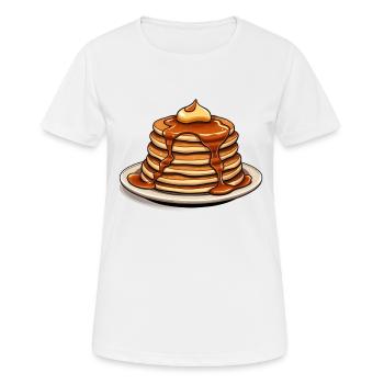 TROP DE CRÊPES - T-shirt respirant Femme - blanc - Devant - AI Model Female 172 dark (172cm)