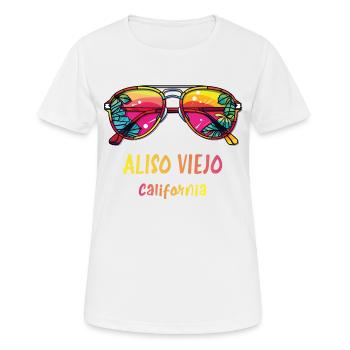 ALISO VIEJO California - Women's Breathable T-Shirt - white - Front - AI Model Female 172 dark (172cm)