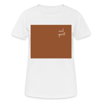 spirit - T-shirt respirant Femme - blanc - Devant - AI Model Female 172 dark (172cm)