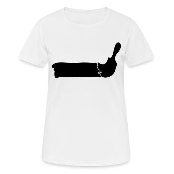 maler - Frauen T-Shirt atmungsaktiv - Weiß - Vorne - AI Model Female 172 dark (172cm)