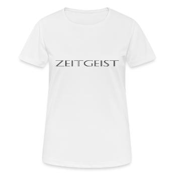 du temps - T-shirt respirant Femme - blanc - Devant - AI Model Female 172 dark (172cm)