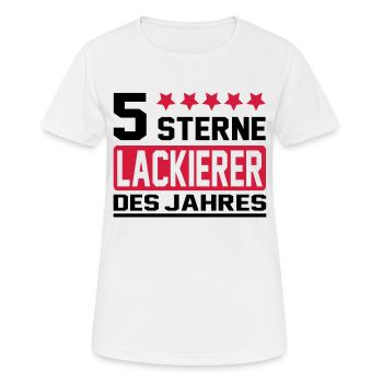 Lackierer - T-shirt respirant Femme - blanc - Devant - AI Model Female 172 dark (172cm)