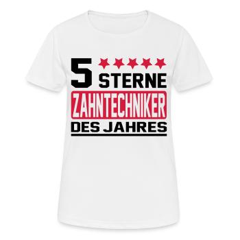 prothésistes dentaires - T-shirt respirant Femme - blanc - Devant - AI Model Female 172 dark (172cm)