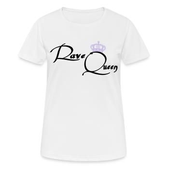Rave Queen - Women's Breathable T-Shirt - white - Front - AI Model Female 172 dark (172cm)