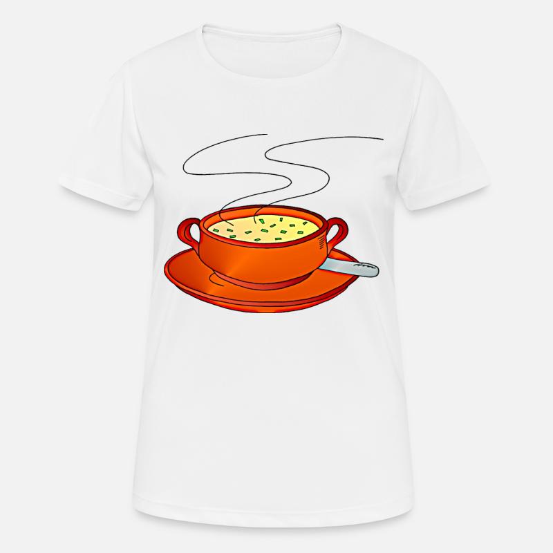 Soup - Women's Breathable T-Shirt - white