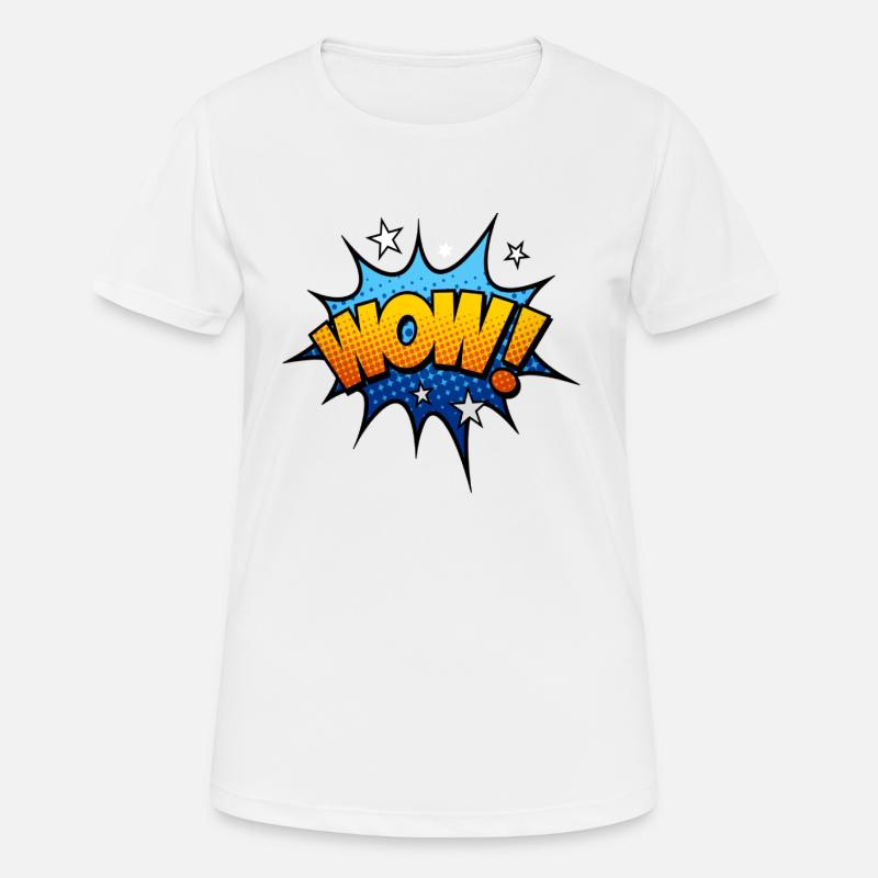 Pop art - Women's Breathable T-Shirt - white
