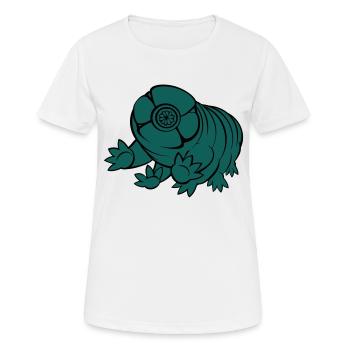 Barbes Tardigrade - T-shirt respirant Femme - blanc - Devant - AI Model Female 172 dark (172cm)