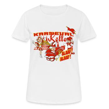 Carnival in Kölle - Kölle alaaf Kölle alaaf - Women's Breathable T-Shirt - white - Front - AI Model Female 172 dark (172cm)
