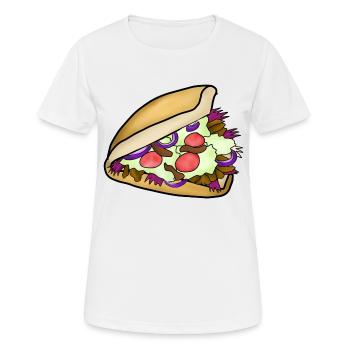 Döner - T-shirt respirant Femme - blanc - Devant - AI Model Female 172 dark (172cm)