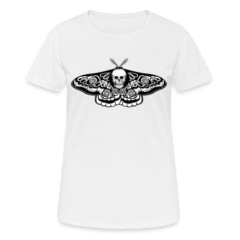 Gothic butterfly - Women's Breathable T-Shirt - white - Front - AI Model Female 172 dark (172cm)