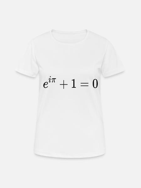 Identität von Euler - Frauen T-Shirt atmungsaktiv - Weiß