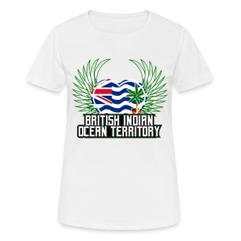 British Indian Ocean Territory - Women's Breathable T-Shirt - white - Front - AI Model Female 172 dark (172cm)