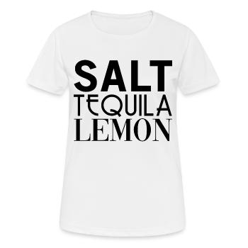 Sel Tequila Citron - T-shirt respirant Femme - blanc - Devant - AI Model Female 172 dark (172cm)