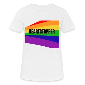 HEARTSTOPPER - Women's Breathable T-Shirt - white - Front - AI Model Female 172 dark (172cm)