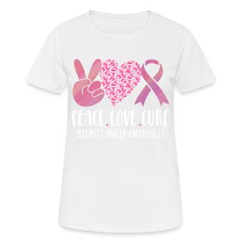 Breast Cancer Awareness - awareness- - Women's Breathable T-Shirt - white - Front - AI Model Female 172 dark (172cm)