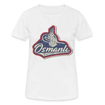 Osmanlı - T-shirt respirant Femme - blanc - Devant - AI Model Female 172 dark (172cm)