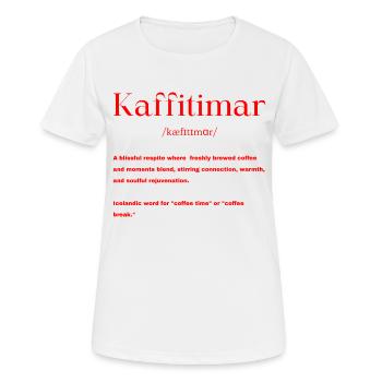 Icelandic Definition - Women's Breathable T-Shirt - white - Front - AI Model Female 172 dark (172cm)