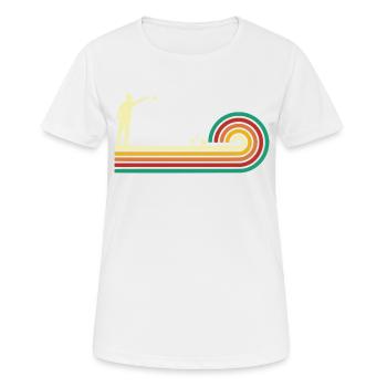 Petanque humor boccia gift humor petanque - Women's Breathable T-Shirt - white - Front - AI Model Female 172 dark (172cm)