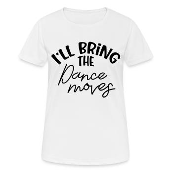 Let's Party 'til She's Married! Dance Moves - Frauen T-Shirt atmungsaktiv - Weiß - Vorne - AI Model Female 172 dark (172cm)