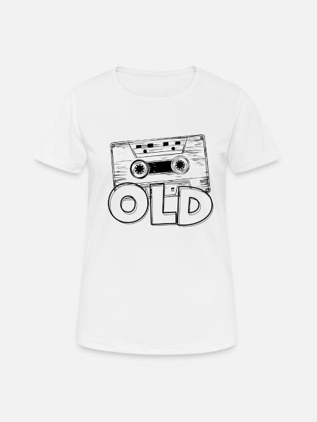 Audio cassette - Women's Breathable T-Shirt - white
