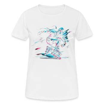 Rollerblade Ninja 12 - T-shirt respirant Femme - blanc - Devant - AI Model Female 172 dark (172cm)
