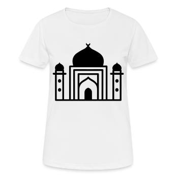 Moschee - Frauen T-Shirt atmungsaktiv - Weiß - Vorne - AI Model Female 172 dark (172cm)