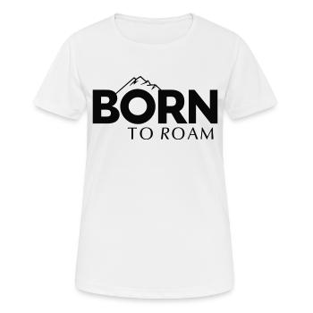 GEBOREN, UM ZU STREIFEN - Frauen T-Shirt atmungsaktiv - Weiß - Vorne - AI Model Female 172 dark (172cm)