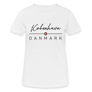 Dänemark - Kobenhavn - Danemark - Danemark - T-shirt respirant Femme - blanc - Devant - AI Model Female 172 dark (172cm)
