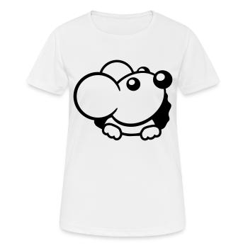 Trou de souris Trou de souris Trou de souris Peeps Mignon Drôle Bande dessinée - T-shirt respirant Femme - blanc - Devant - AI Model Female 172 dark (172cm)