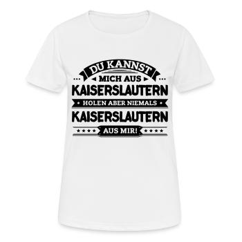 Mein Kaiserslautern - Frauen T-Shirt atmungsaktiv - Weiß - Vorne - AI Model Female 172 dark (172cm)