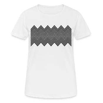 Zickzack muster - Women's Breathable T-Shirt - white - Front - AI Model Female 172 dark (172cm)