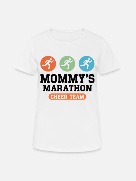 Marathon Cheer Team - Women's Breathable T-Shirt - white