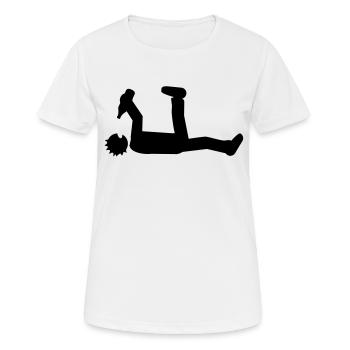 drunk - Women's Breathable T-Shirt - white - Front - AI Model Female 172 dark (172cm)