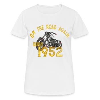 1952 - Women's Breathable T-Shirt - white - Front - AI Model Female 172 dark (172cm)