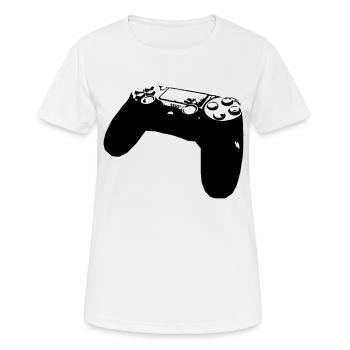 controller - Women's Breathable T-Shirt - white - Front - AI Model Female 172 dark (172cm)