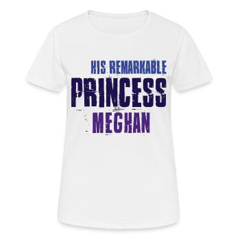 HT Royal Wedding Remarkable Princess blue - Frauen T-Shirt atmungsaktiv - Weiß - Vorne - AI Model Female 172 dark (172cm)
