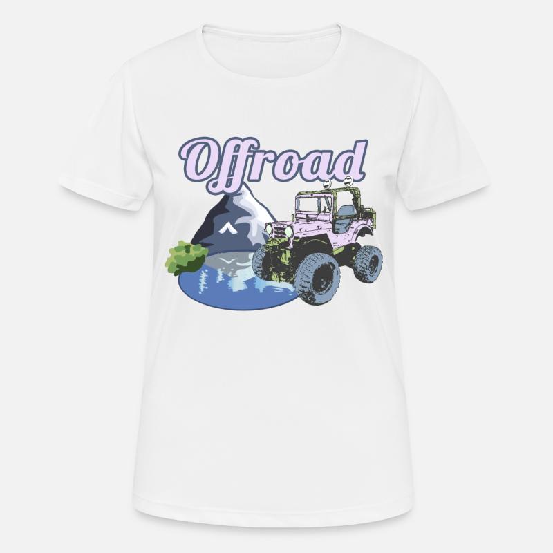 Offroad - Women's Breathable T-Shirt - white