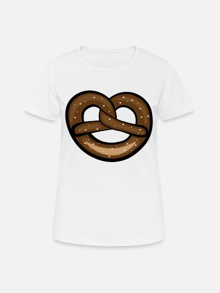 Breze, Brezn, Bayern, Bavaria - Frauen T-Shirt atmungsaktiv - Weiß