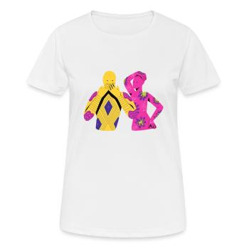 SURPRISE - Women's Breathable T-Shirt - white - Front - AI Model Female 172 dark (172cm)
