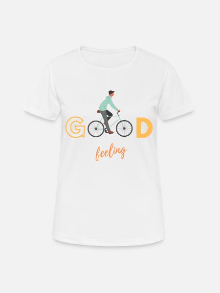 good feeling - Women's Breathable T-Shirt - white