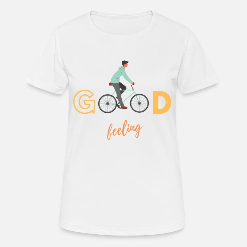 good feeling - Women's Breathable T-Shirt - white