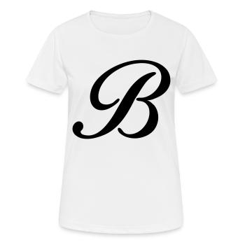 B - Women's Breathable T-Shirt - white - Front - AI Model Female 172 dark (172cm)