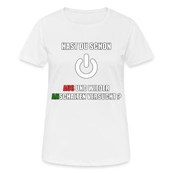 Witziges Informatik Student Coder Programmierer - Frauen T-Shirt atmungsaktiv - Weiß - Vorne - AI Model Female 172 dark (172cm)