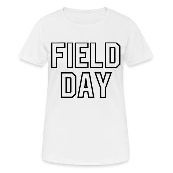 Field Day - Women's Breathable T-Shirt - white - Front - AI Model Female 172 dark (172cm)