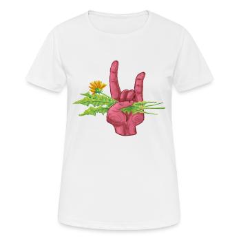 Weeds for everyone - Women's Breathable T-Shirt - white - Front - AI Model Female 172 dark (172cm)