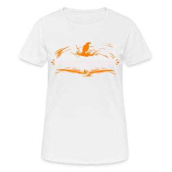 Halloween Again - Women's Breathable T-Shirt - white - Front - AI Model Female 172 dark (172cm)
