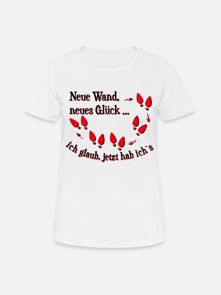 Linedance - Frauen T-Shirt atmungsaktiv - Weiß